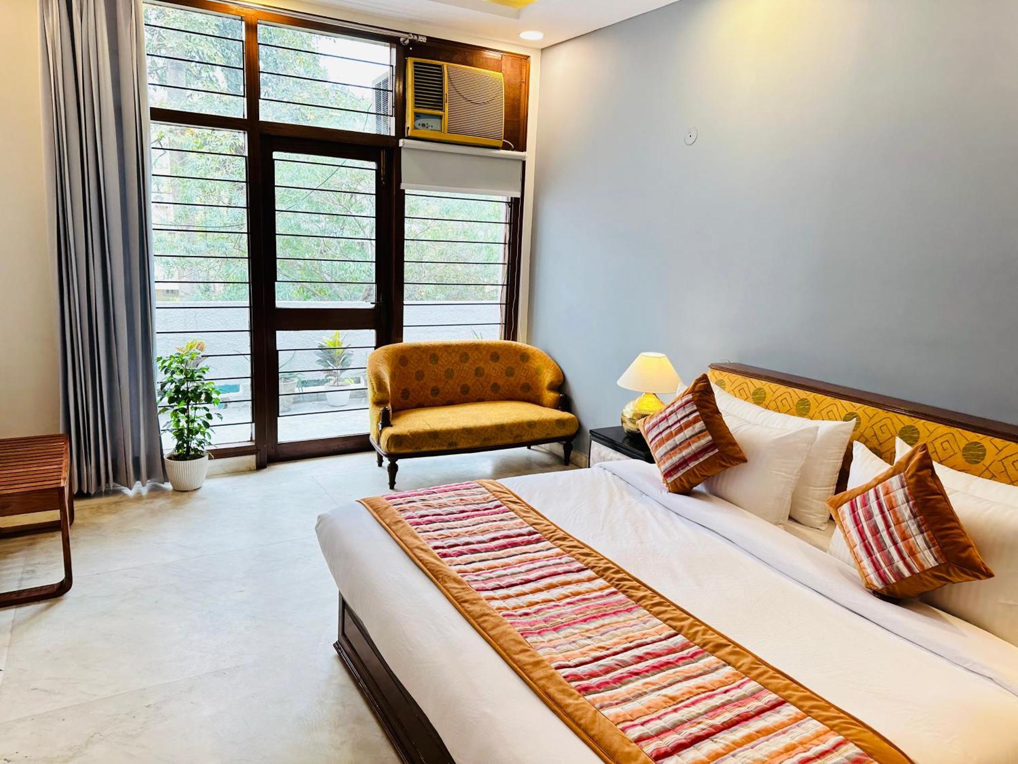 Grove Residency Hauz Khas New Delhi Couple Friendly Hotel Kültér fotó