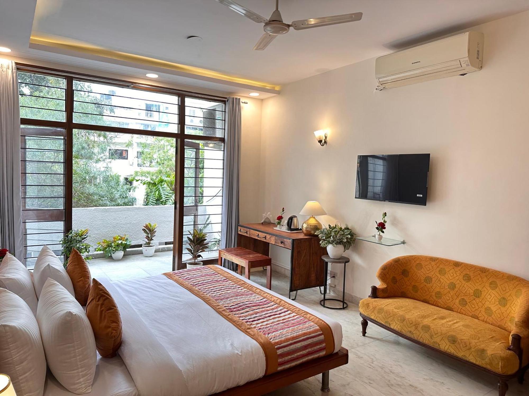 Grove Residency Hauz Khas New Delhi Couple Friendly Hotel Kültér fotó